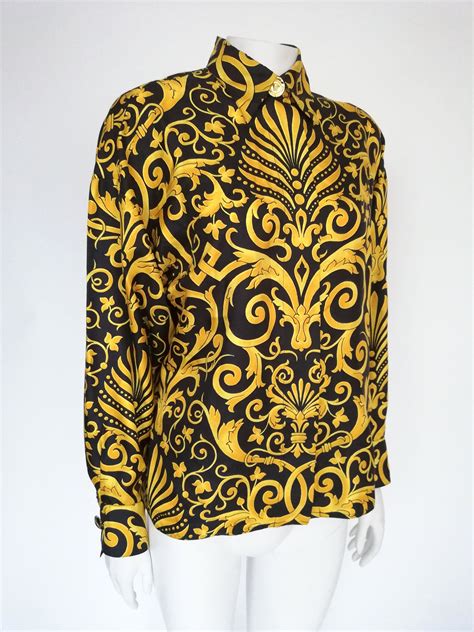 fake versace blouses|versace blouse vintage.